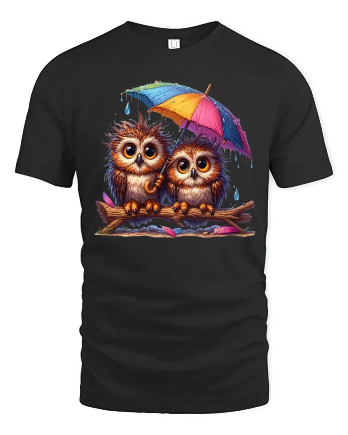 Lucky Blue Cat T-Shirt - Funny Fortune Style Tee - black t-shirt on white background