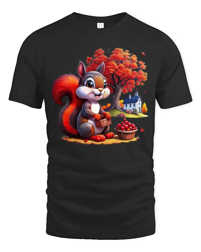 Roaring Lion T-Shirt - Wild King of Jungle Graphic Tee - black t-shirt on white background