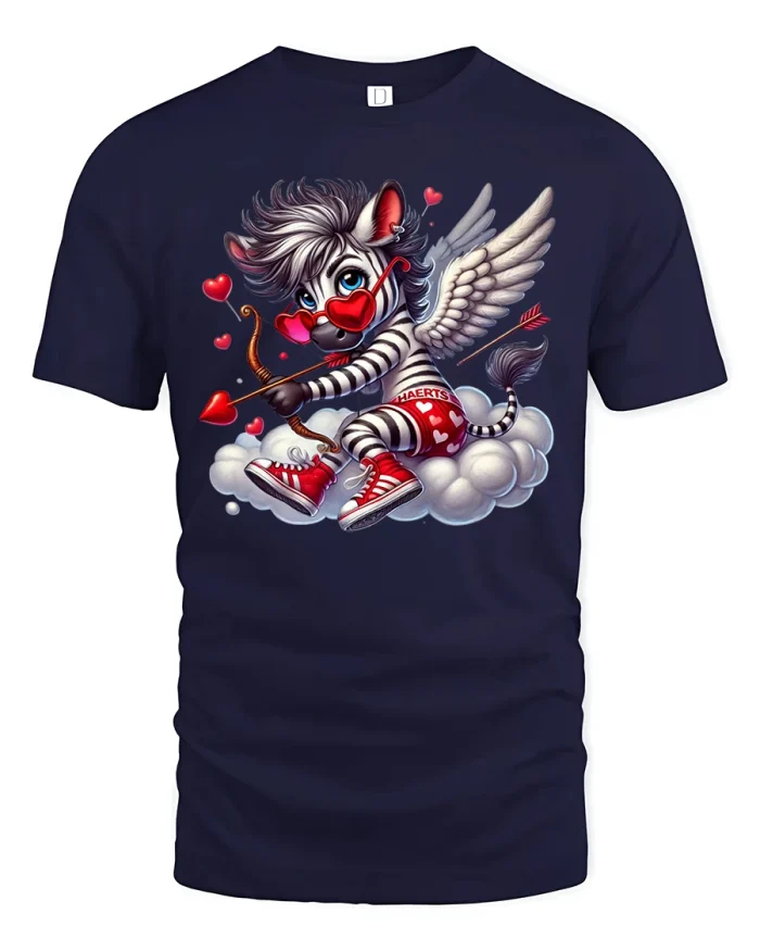 Empowered Bear T-Shirt - Cool Crowned King Graphic Tee - navy t-shirt on white background