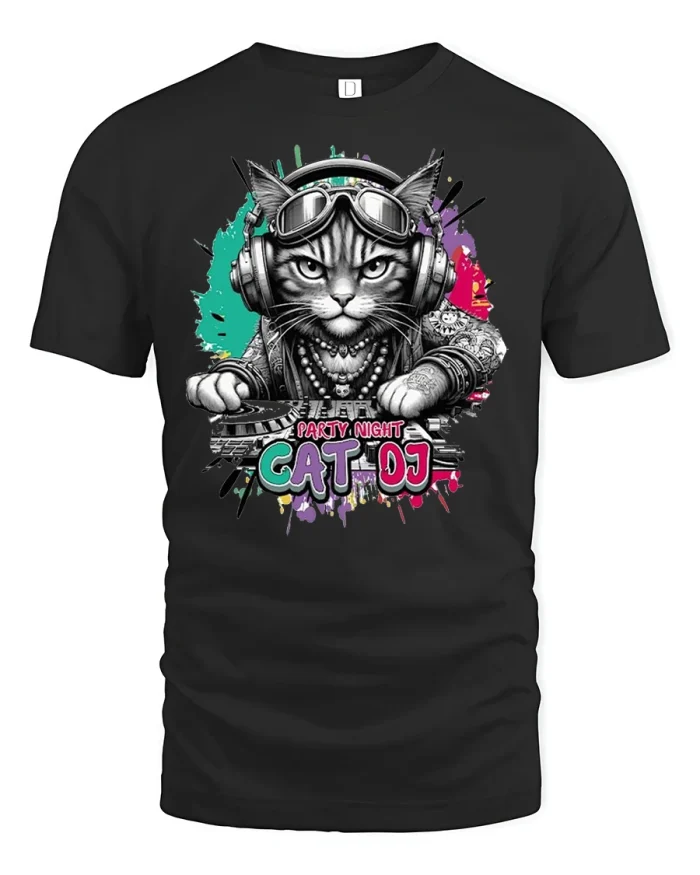 Green Demon Samurai Monster Fiery Art Graphic T-Shirt - black t-shirt on white background