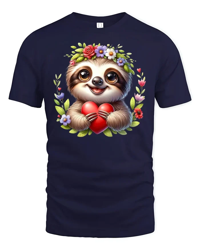 Cute Dancing Bunny Headphones Music Lover T-Shirt - navy t-shirt on white background