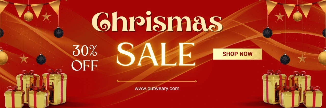 Sale banner for Christmas that discount 30% off