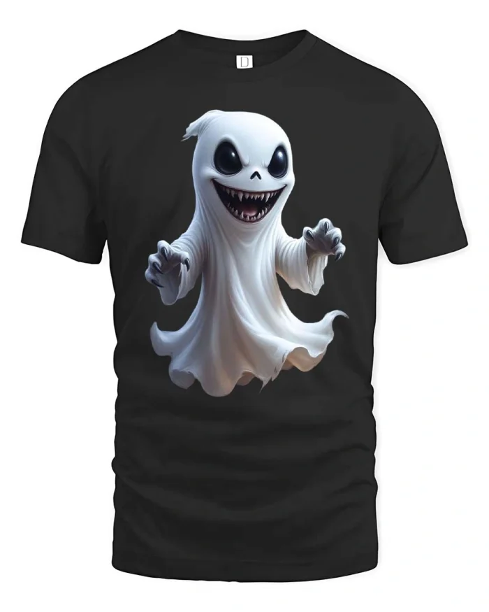 Product - black t-shirt on white background